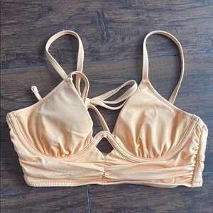 Shade and Shore Peach Bikini Top 32B
